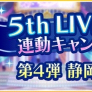バンナム、『デレステ』で「5thLIVE TOUR」静岡公演連動キャンペーン…スタージュエル250個と衣装スタンドをプレゼント