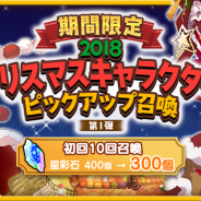 【Google Playランキング(12/12)】クリスマス施策実施の『きららファンタジア』が68位→23位 『マギレコ』は「ホーリーアリナ」登場でトップ30復帰