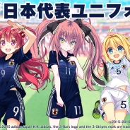 アメージング、『ビーナスイレブンびびっど!』で「サッカー日本代表」のユニフォームを着た選手が登場する限定スカウトを開催
