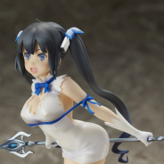 フリュー、「ダンジョンに出会いを求めるのは間違っているだろうか」のヘスティアの1/7フィギュアの受注を開始!