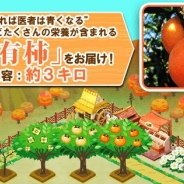 サクセスとエルディ、『畑っぴ~里山くらし~』で南アルプス市の特産富有柿を抽選でプレゼント