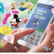 LINEとディズニー、月額サービス「Disney x LINE」の提供開始! 限定LINEスタンプや着せ替えがもらえる、LINE上でミッキーと友だちに