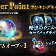 Cygames、『シャドウバース』で「【57th Season】Master Pointキャンペーン」を3月30日より実施 上位入賞者に豪華報酬をプレゼント!