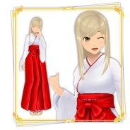 スクエニ、『スクールガールストライカーズ』で2015年最初のイベントを開催。“福”を集めると新コスチューム「巫女」が手に入る