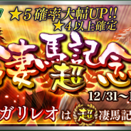 ドリコム、『ダービースタリオン マスターズ』で限定★5種牡馬「ガリレオ」が新登場する「超凄馬記念」を開催