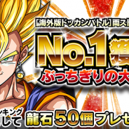 バンナム、『ドラゴンボールZ ドッカンバトル』5地域のApp Store、Google Playでセールスランキング1位を獲得!