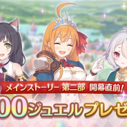 Cygames、『プリンセスコネクト!Re:Dive』でメインストーリー第二部が本日15時より開幕! 開幕記念で「ジュエル1500個」のプレゼントを実施