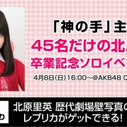 ブランジスタゲーム、『神の手』がNGT48の北原里英さんの卒業記念ソロイベントとのコラボを実施