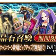 【App Storeランキング(6/6)】日替りピックアップ召喚開催の『FGO』が7位に上昇 『スクフェス』は6周年UR部員登場で12位に急浮上