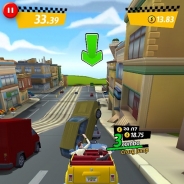 セガネットワークス、『クレイジータクシー』の最新作となる『Crazy Taxi:City Rush』Android版をリリース