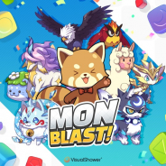 ビジュアルシャワー、新作パズル『モンブラスト!』のグローバルサービスを開始!