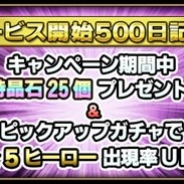 スクエニ、『グリムノーツ』で6月3日にサービス開始500日を迎えることを記念したキャンペーンを実施…詩晶石のプレゼントやピックアップガチャなど