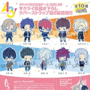 コトブキヤ、『A3!』のラバーストラップを18年2月に発売…摂津万里、兵頭十座、七尾太一ら10種をラインナップ