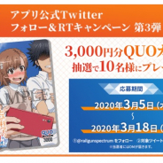 ディ・テクノ、『とある科学の超電磁砲 通心物語』で公式TwitterCP第3弾開始 オリジナルQUOカードプレゼント