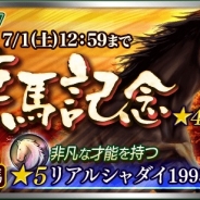 ドリコム、『ダービースタリオン マスターズ』で★5「リアルシャダイ 1993」などが登場する抽選会「凄馬記念」を開催