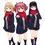DMMゲームズ、『天衣創聖ストライクガールズ』と『絢爛乙女ガールズストライカー』で「極寒は部屋に籠もってやり過ごせ」キャンペーンを開催中