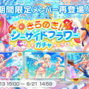 ブシロードとCraft Egg、『ガルパ』で「きらめき!シーサイドフラワーガチャ」を開催 期間限定メンバーの★4「丸山彩」「白鷺千聖」らが再登場
