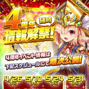Studio Z、『エレメンタルストーリー』で4周年CPで追加情報を公開!! 300個がもらえるSPログインボーナス実施など!!