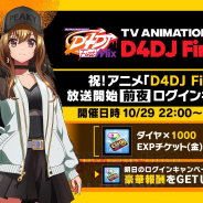 ブシロードとDonuts、『D4DJ Groovy Mix』で「祝!アニメ「D4DJ FirstMix」放送開始前夜ログインキャンペーン」を開催中!