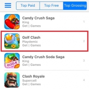 Playdemicのリアルタイムで対戦が楽しめるゴルフゲーム『Golf Clash』が米App Store売上ランキングで2位に浮上、Google Playでも6位に