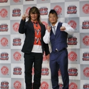 新日本プロレス『プロレスやろうぜ!』発表会…団体自らの企画だからこそ実現した数々のこだわりと奥深いゲームシステム 棚橋選手とKUSHIDA選手がデモプレイ