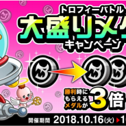 アソビズム、『城とドラゴン』で「トロフィーバトル」&「大盛りメダルキャンペーン」を開催!