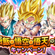 バンナム、『ドラゴンボールZ ドッカンバトル』で悟飯(5/8)・悟空(5/9)・悟天(5/10)の日を記念したキャンペーンを開催!