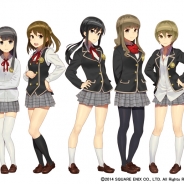 スクエニ、『スクールガールストライカーズ』に学園の生徒会役員5名で編成された新チームが登場。新メンバーの復刻コスが手に入るイベントも開始