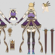 スクエニ、『ヴァルキリーアナトミア ‐ジ・オリジン‐』が新クラス「守護者」初のキャラクター「佳麗な乙女シルメリア」のデザイン画を公開