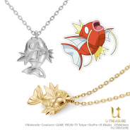 ユートレジャー、ポケモンの「コイキング」が“はねる”瞬間をネックレス化…よわさ、なさけなさ、哀愁だらけの逸品!