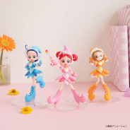 バンダイ、「HG GIRLS おジャ魔女どれみセット」を完全予約生産開始!「おジャ魔女どれみ」20周年記念描きおろしイラストをスケールフィギュア化