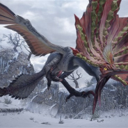 カプコン、『モンスターハンターライズ』でイベントクエスト「雪風に舞う朱の唐傘」を配信開始! 新たなスタンプ「フクズクセット」が手に入る