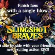 コロプラ、ひっぱりアクションRPG『スリングショットブレイブズ』の英語版を全世界のApp Storeでリリース