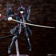コトブキヤ、『アリス・ギア・アイギス』より「吾妻 楓【皆伝】」をメガミデバイス仕様でプラモデル化!
