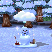 任天堂、『どうぶつの森 ポケットキャンプ』で雪のシーズンにピッタリな「ゆきだるま」を期間限定で追加!