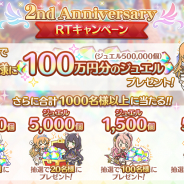 Cygames、『プリンセスコネクト!Re:Dive』でジュエル50万個が3名にあたるリツイートCP開催中