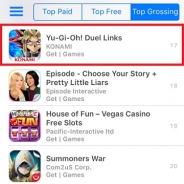 KONAMI『遊戯王デュエルリンクス』が香港、台湾、タイ、米国のApp Store売上ランキングでTOP20に登場!