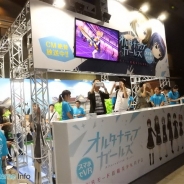 【TGS2016】VR体験試遊&VRゴーグルを配布している『オルタナティブガールズ』一般展示ブースにはキャラの等身大パネルも!