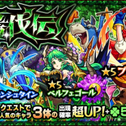 ミクシィ、『モンスターストライク』でガチャ「轟伐伝(ごうばつでん)」を本日12時より開催 "轟絶"クエストで人気のキャラ3体をピックアップ!