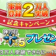 アピリッツ、『テイマーズダンジョン』の事前登録数2万人突破…事前登録数2万人突破記念キャンペーンを実施