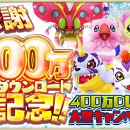 バンナム、『デジモンリンクス』が400万ダウンロードを突破!記念キャンペーンを実施 新機能 「ファーム訪問」も追加‼︎