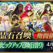 TYPE-MOON/FGO PROJECT、『Fate/Grand Order』で「クラス別ピックアップ召喚」を開催…日替りで対象となるクラスのサーヴァントのみ召喚