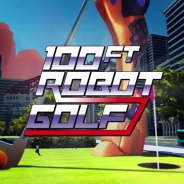 巨大ロボットに乗ってゴルフするPSVR対応『100ft Robot Golf』 ミサイルで他プレイヤーへの妨害も可能なファイティングスポーツ