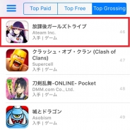 エイチームの新作『放課後ガールズトライブ』がApp Store売上ランキングでTOP50入り…前日に「ジェムショップ」をオープン