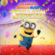 ゲームロフト、モバイルゲーム『ミニオンラッシュ』が10億DLを達成 特別記念イベントを開催中! 新ミニオンのボブとスチュアートも登場