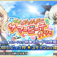バンナム、『ガールズ&パンツァー あつまれ!みんなの戦車道!!』で「ケイ&アンチョビのサマービーチガシャ」を開催中!