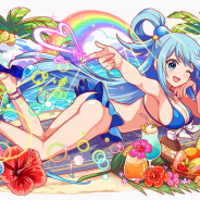 ワンダープラネット、『クラッシュフィーバー』×『この素晴らしい世界に祝福を!2』コラボを9月7日開催…このすばキャラが描き下ろし水着姿で登場!