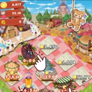 EAGLE、新感覚のらくらく放置系遊園地ゲーム『:)park』を配信開始 タッチやスワイプで集金するのがクセになる爽快感♪