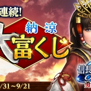 コーエーテクモ、『信長の野望 Online』でイベント「三週連続! 納涼大富くじ」を開催