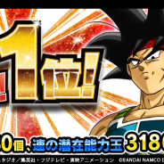 『ドラゴンボールZ ドッカンバトル』でApp Store売上ランキング1位獲得を記念したプレゼントを実施…龍石30個や速の潜在能力玉を合計3180個など